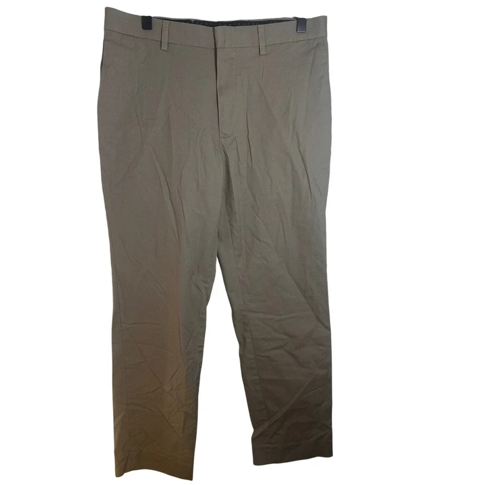 Banana Republic Mens Slim Fit Khaki Chino Pants Tan‎ Stretch 31x30 Cotton Blend